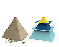 Quut - Игровой набор Pira Строим замки из песка и снега (голубой, синий, желтый)