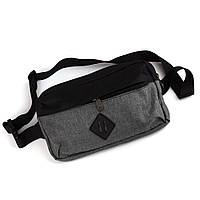 Сумка на пояс Lerom сіра L12