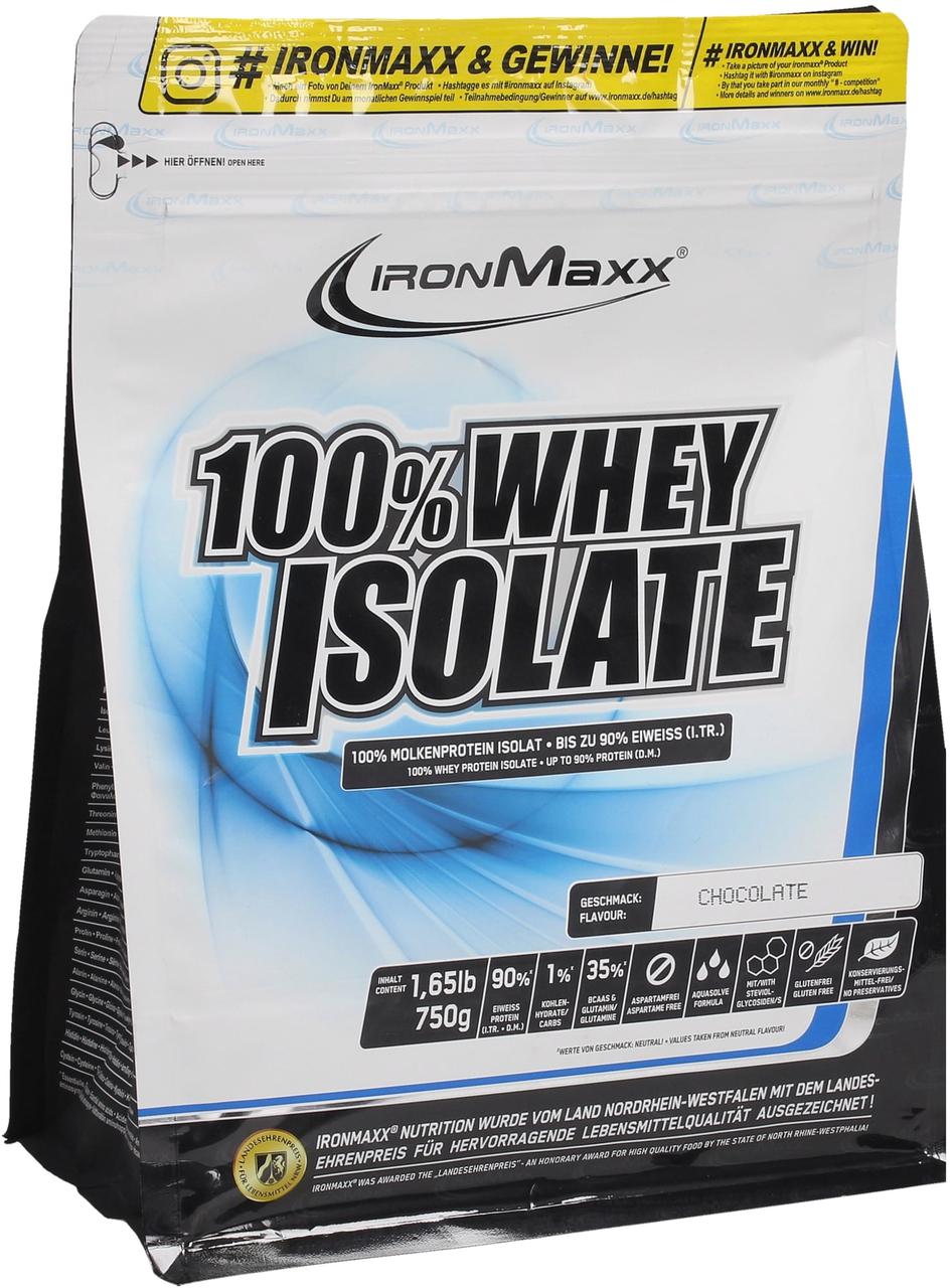 Протеин IronMaxx 100% Whey Isolate 750 g