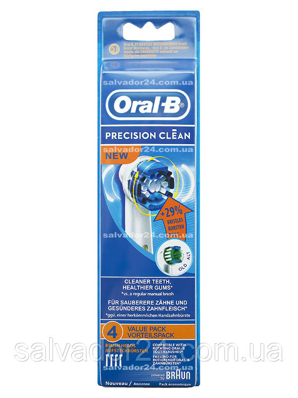 Precision Clean EB20 (4 штуки), насадки для зубної щітки Oral-B