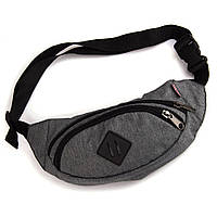 Сумка бананка на пояс Lerom сіра L5