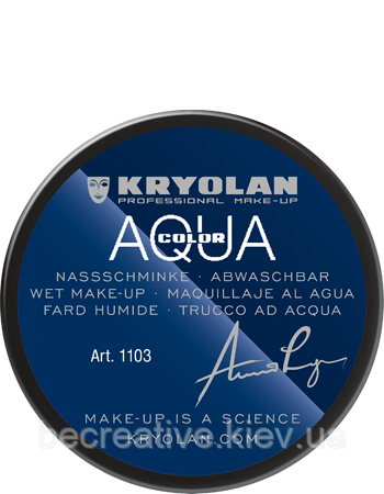 Класичний чорний аквагрим AQUACOLOR 55 мл (відтінок 071)