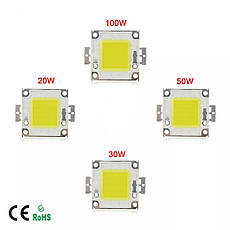 LED-модуль 50-вт надяскравий потужний світлодіодний чип LED Epistar для прожекторів, фото 2