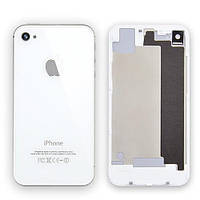 Задняя крышка (панель) корпуса iPhone 4S белая (White)