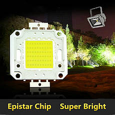 LED-модуль 100-вт надяскравий потужний світлодіодний чип LED Epistar для прожекторів, фото 2