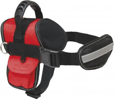 Croci Шлея Hiking з кишенею червона, 33-45 см