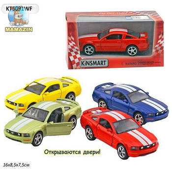 Колекційна машинка 2006 Ford Mustang GT with printing KT5091WF G-Rich