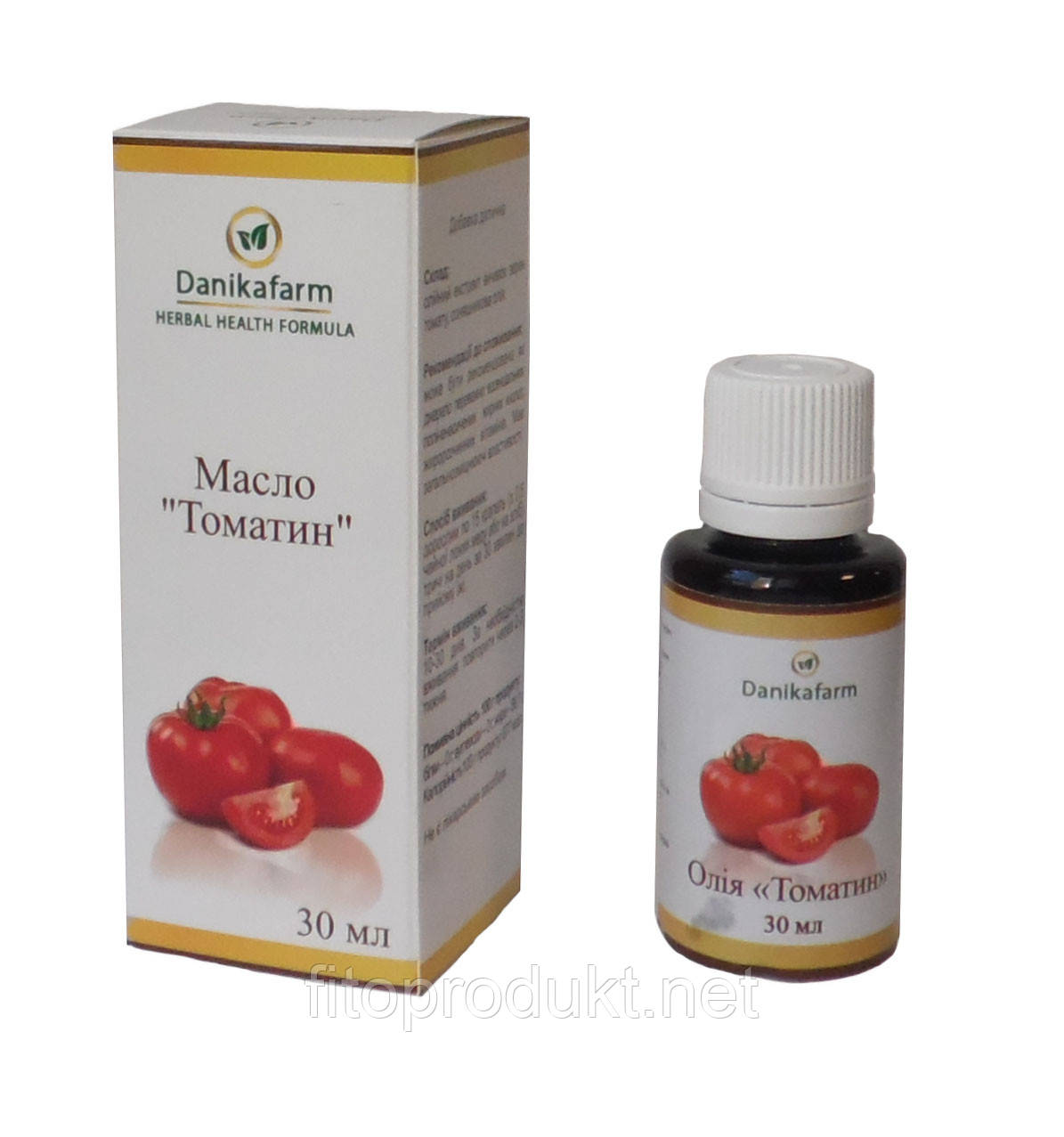 Томатін олія насіння і вичавок помідорів потужний антиоксидант 30 мл Даникафарм