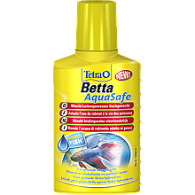 Tetra Betta AquaSafe 100 мл — підготовка води в акваріумі для всіх видів бойцевих риб