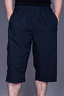 Чоловічі бриджі (плащівка), темно-синього кольору розміру М