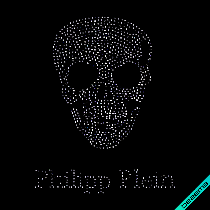 Термотрансфер на туніки Philipp Логотип (Скло,3мм-біл.)