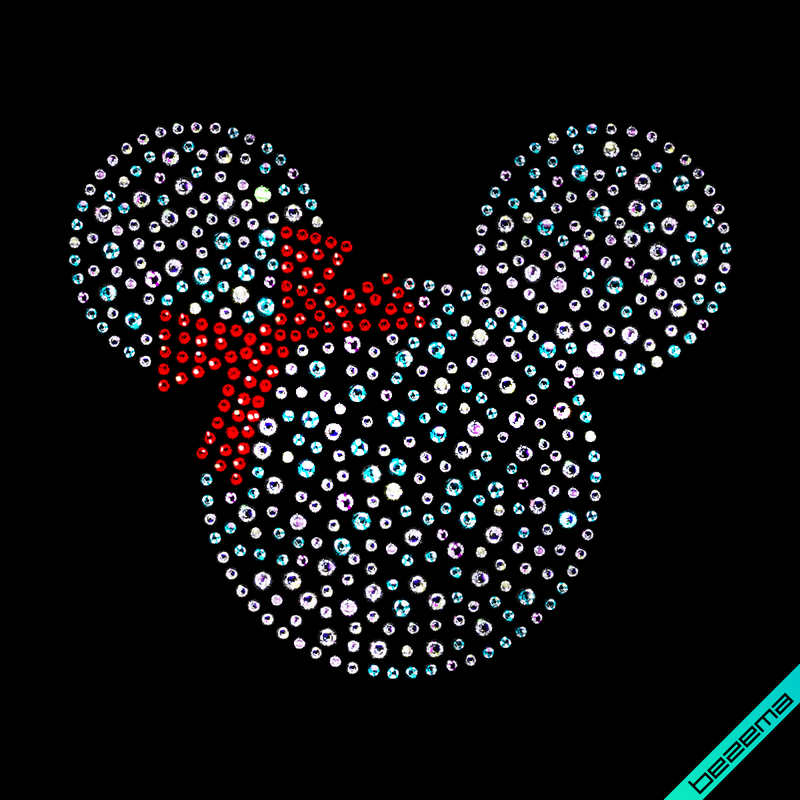 Переносити на чоботи термо Mickey Mouse (Скло,2мм-червон.,2мм-бенз.,3мм-бенз.)