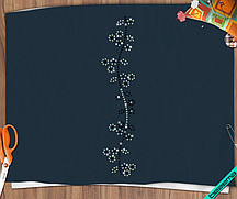 Картинки на лосини Візерунок (Скло,3мм-бенз.,3мм-черн.)