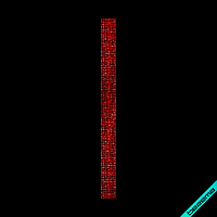 Стразы на одежду Полоса (Стекло,3мм-красн.)