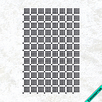 Картинки зі страз на ремені Візерунок (Скло,3мм-черн.)