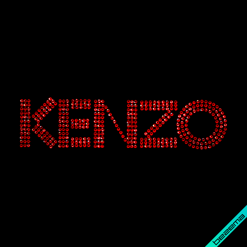 Декор зі страз на сорочки Логотип (Скло,3мм-черв.)