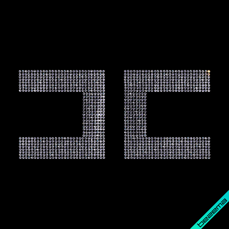 Термоаппликации зі страз на жилети Логотип (Скло,3мм-біл.)