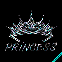 Термоаплікації латки на парасольки Princess корона (Скло, 3мм-бенз.)