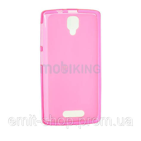 Силіконовий чохол-накладка для Lenovo A319 (Pink), фото 2