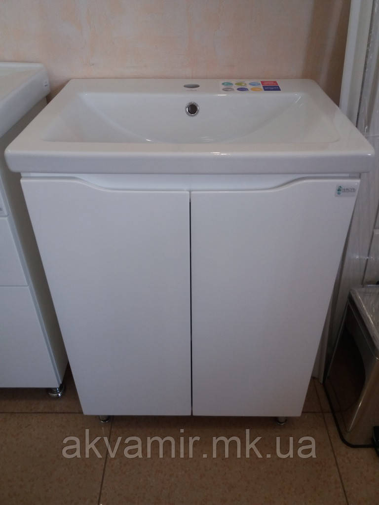 Тумба з раковиною Марко Комо 70 см Ніколь (дві дверки), фото 1