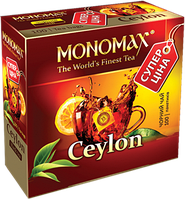 Чай чорний Мономах «Ceylon», 100 пак.