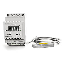 Регулятор-цифровий вимірювач вологості на DIN-рейку РВ-16Д-AM2302 (220В, 16А)