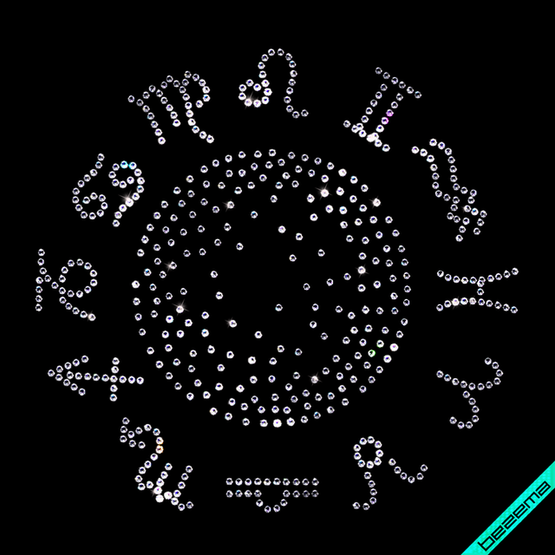 Малюнки на ковдри Знаки зодіаку (Скло,3мм-біл.)