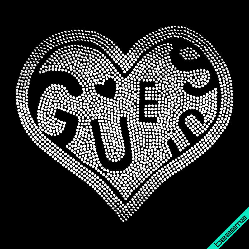 Термоперевод на вироби з тканини Логотип (Скло,2мм-серебр.)