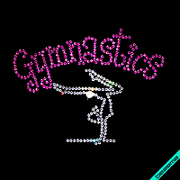 Рисунки из страз на джинсы GymnastIcs (Стекло,2мм-бел.,2мм-роз.)