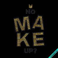 Термотрансфери на сумки MAKE up (Скло,4мм-зол.,2мм-черн.)