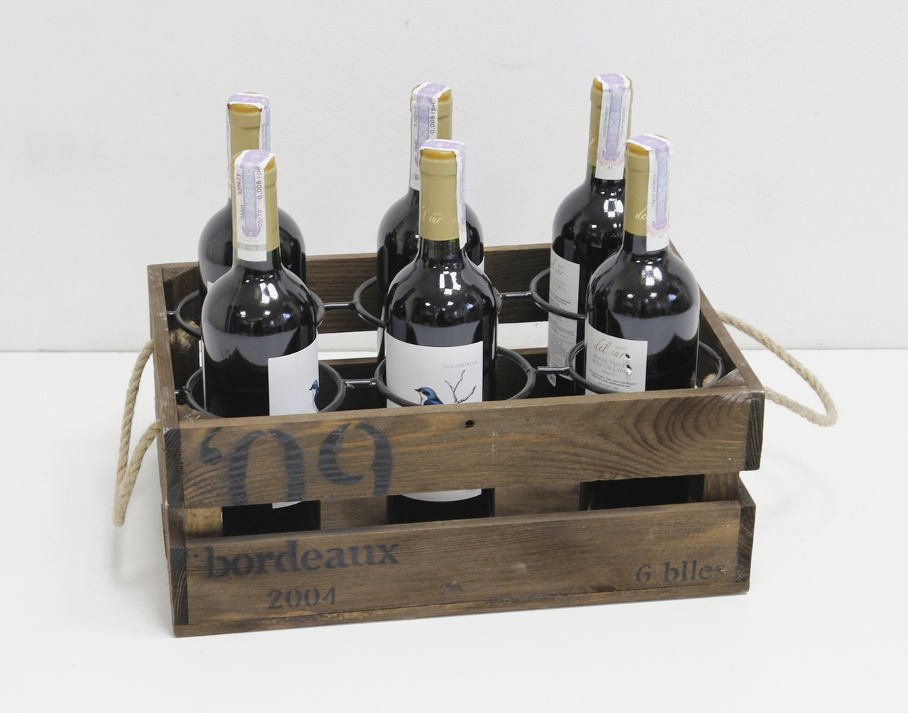 Підставка для вина ящик на 6 пляшок