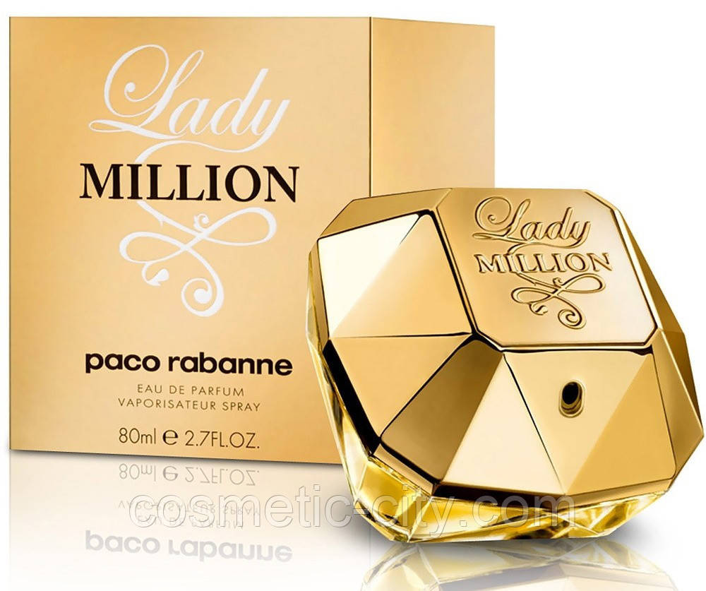 Туалетна вода Paco Rabanne Lady Million, 80 мл