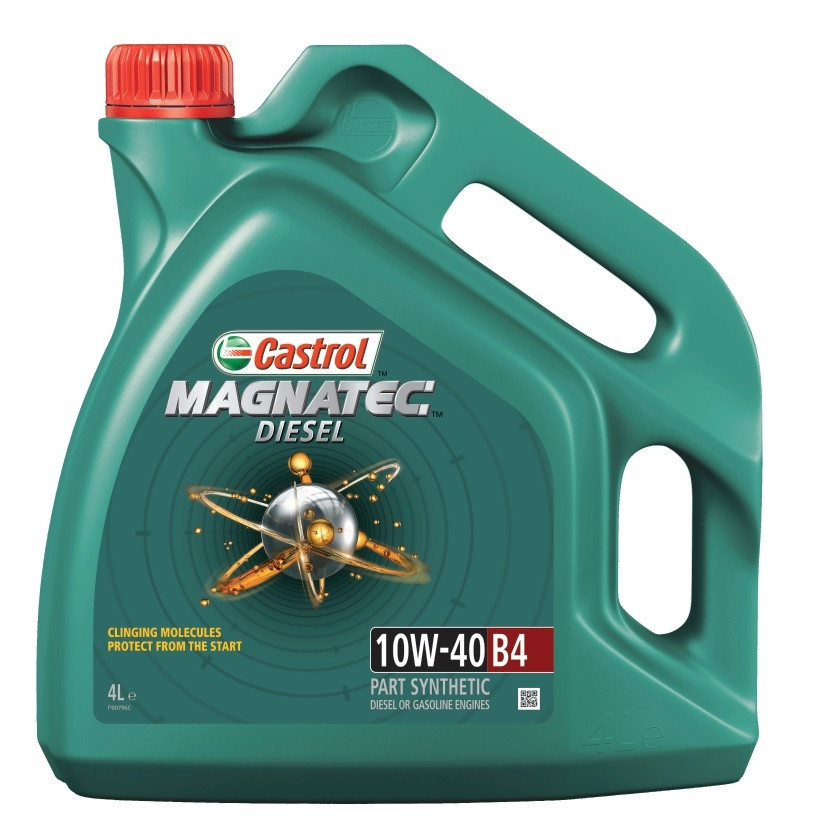 Полусинтетическое моторное масло Castrol Magnatec Diesel 10W-40 B4 4L - фото 1 - id-p38648940