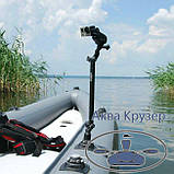 FASTen Ng600 Телескопічний двоступінчастий утримувач / штатив екшн-камери GoPro), довжиною 600мм для човнів, фото 8