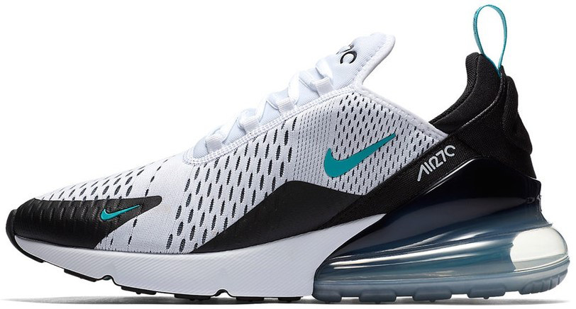 Nike air max 270 teal 2025 and black
