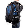Дорожній рюкзак чорно-синій, фото 2