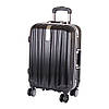 Чорний дорожній валізу з пластику, фото 3