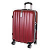 Дорожній чемодан червоного кольору, фото 3