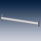 Перемичка (тримач кронштейна) БІЛА 120 см система «Вертикаль» Торгове обладнання