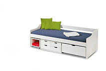 Односпальні ліжка з шухлядами, ящиками