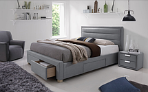 Двоспальні ліжка з шухлядами, ящиками