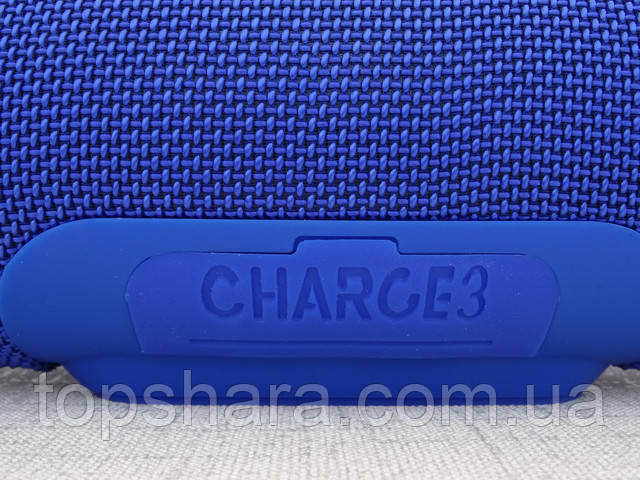 Колонка беспроводная Bluetooth JBL Charge 3 синяя