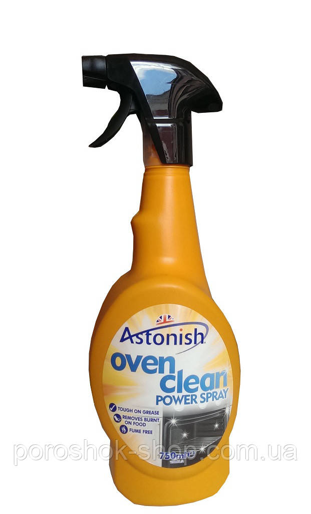 Засіб для чищення та миття печок, грилів Astonish Oven Clean Spray-750 мл.