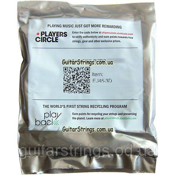 Струны D'addario EJ45-3D Pro Arte Normal Tension 28-43 1 set