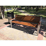 Лавка паркова Валеріо 1500*600*915 Kompred OL657/1, фото 4