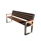 Лавка паркова Валеріо 1500*600*915 Kompred OL657/1, фото 5