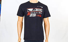 Футболка спортивна BADBOY JIU-JITSU CO-5873 чорний (бавовна, р-р S-L-42-52)