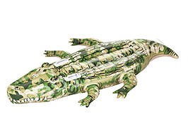 Пліт надувний Bestway Крокодил 41090 з ручками, 175х102 см