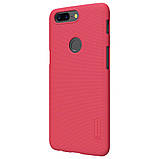 Nillkin OnePlus 5T (A5010) Super Frosted Shield Red Чохол Накладка Бампер, фото 4