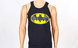 Майка (борцовка) BATMAN CO-5885 чорний (бавовна, р-р S-XL-42-54)